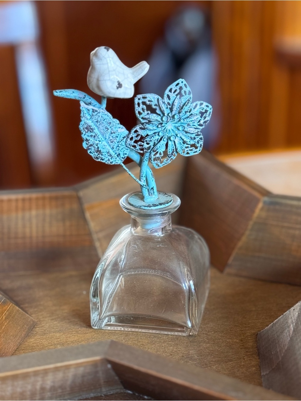 Vintage Square Perfume Bottle